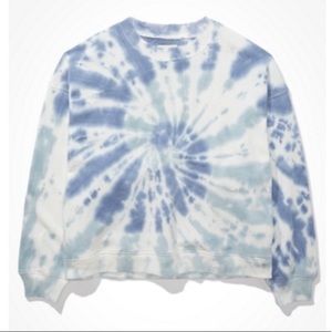 American Eagle - Blue Tie Dye Sweatshirt